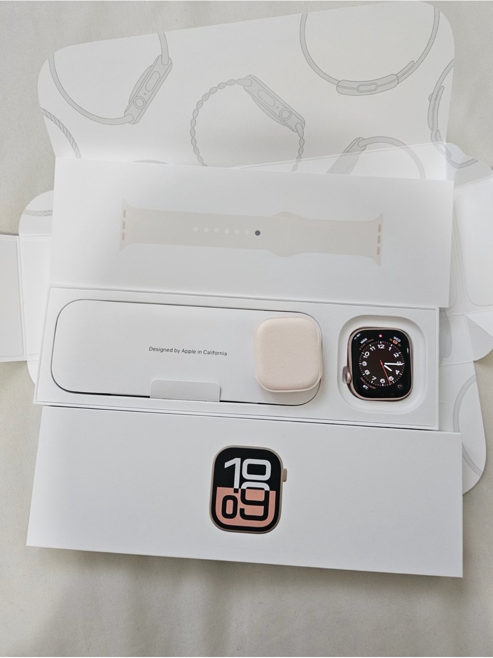 Apple watch series 10 42 mm rose gold aluminum
